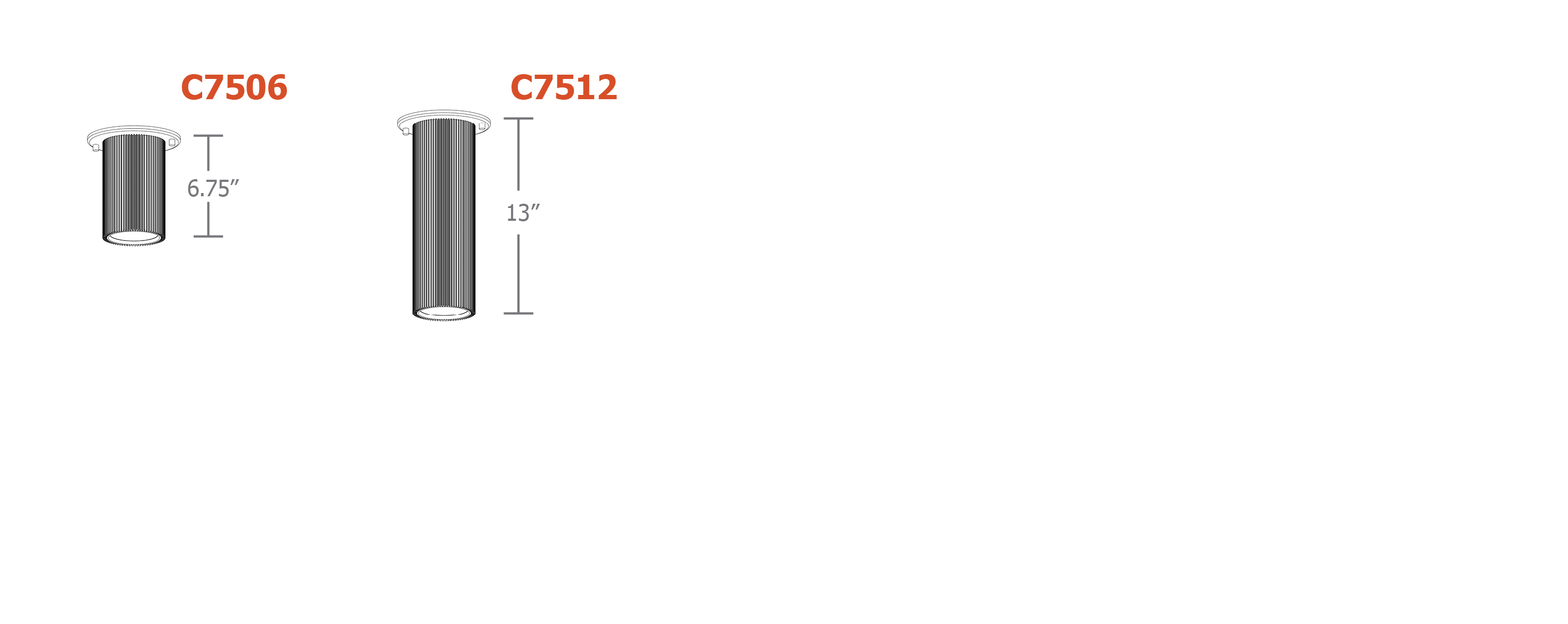 str8™ ceiling Dimensions Drawing